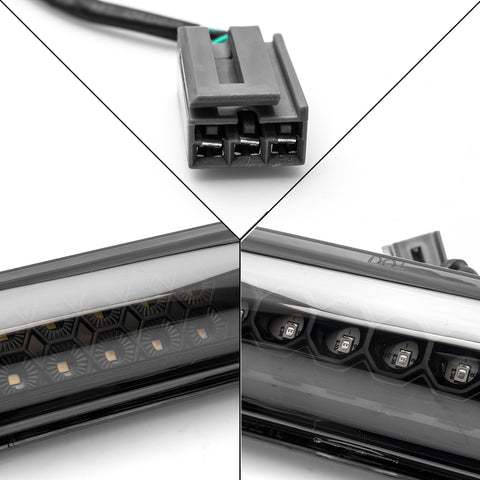 Clear Lens / Smoked Lens Full LED 3rd Brake Light Assembly, High Mount Tail Cargo Lamp for Ford F-150 1997-2003