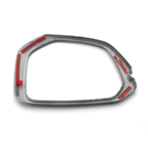 Carbon Fiber Style Type R Car Door Rearview Side Mirror Frame Cover Trims for Honda Civic 2016 2017 2018 2019 2020