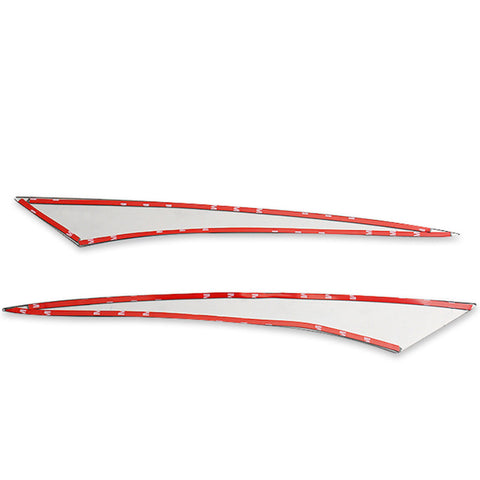 Chrome Car Headlight Eyebrow Eyelid Garnish Cover Molding Trim Sticker for Honda Accord 10th 2018 up