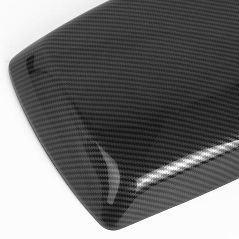 Carbon Fiber Pattern Interior Central Armrest Storage Box Cover Trim For BMW 3 Series F30 F31 2013-2018