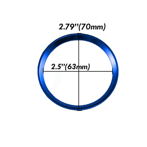 4x Blue / Red Alloy Car Wheel Rim Center Cap Hub Ring Decoration for Toyota Camry 2011-2016