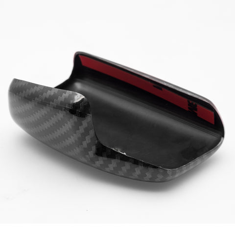 Carbon Fiber Pattern Center Console Gear Shift Knob Cover Trim Decoration for Audi Q7 A4L A5 Q5L