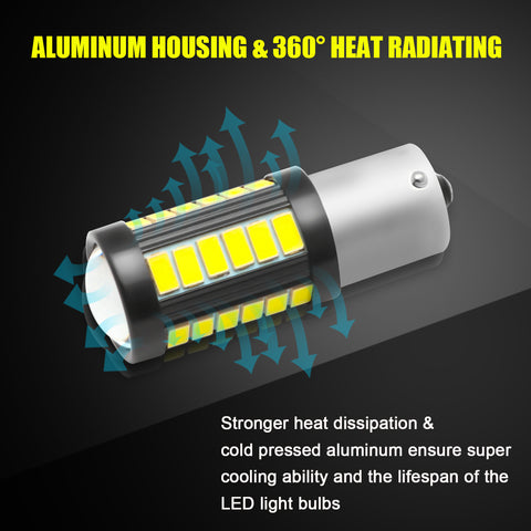 6000K White LED Bulbs for Volkswagen Jetta 2011-2016 Daytime Running Light DRL