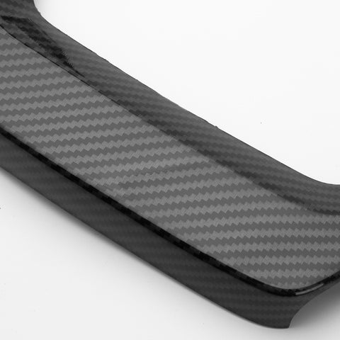 Carbon Fiber Pattern Center Console Gear Shift Frame Cover For Toyota RAV4 2019-2021