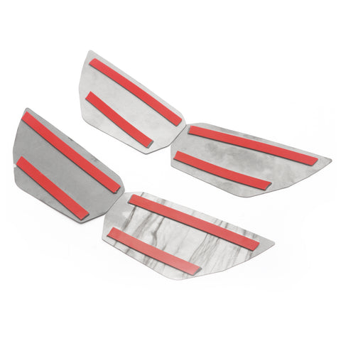 Carbon Fiber Look Door Wrist Trim Inner Door Handle Bowl Decoration Cover for Honda Civic 2020 2019 2018 2017 2016