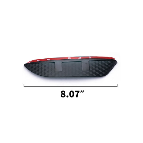 Door Side Rear View Mirror Rain Snow Visor Guard for Honda Accord 10th 2018 2019, Carbon Fiber Texture Rain Guard Visor Shade Shield