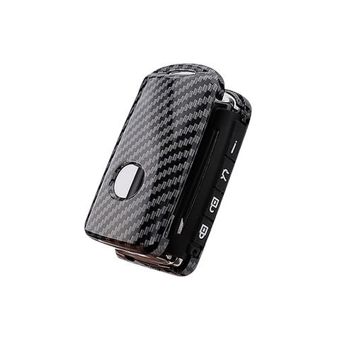 Carbon Fiber Texture Full Protect Remote Key Fob Cover For Mazda CX-9 2020-23