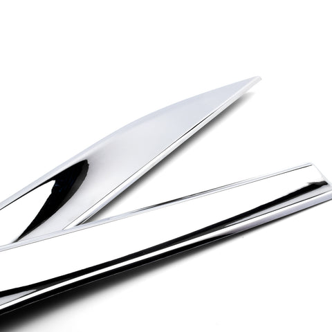 4x Chrome Stainless Steel Car Body Door Side Molding Trim Cover for Honda Civic 4 Door 2016-2018