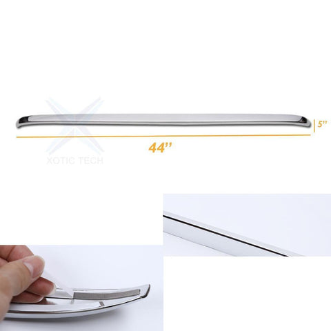 Bumper Guard - Stainless Chrome Rear Bumper Lower Lip Molding Trim Protector for Toyota Camry 2018-2024 L LE XLE