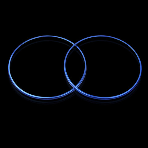 4pcs Blue/ Red Aluminum Car Door Audio Speaker Ring Cover Trim Decal for Mercedes Benz W205 C-Class GLC Class GLC200L 2015+