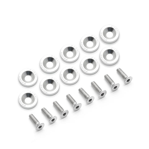 Blue / Black / Red / Gold / Purple / Silver Fender Bumper Washer Bolt, CNC Finishing Washer Engine Bay Screw Dress Up Fastener Kit