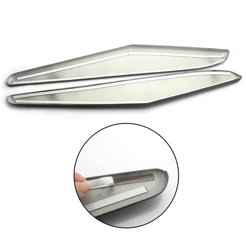 ABS Carbon Fiber / Red ABS Car Console Gear Shift Panel Cover Trim for Honda Accord 2018 2019