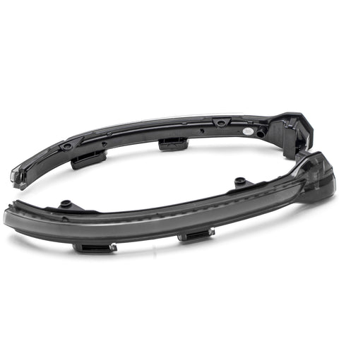 Amber LED Side Mirror Turn Signal Light for VW Volkswagen Golf MK7 GTI 2013-up, Smoked Black Dynamic Sequential Blink Side Mirror Marker Lens