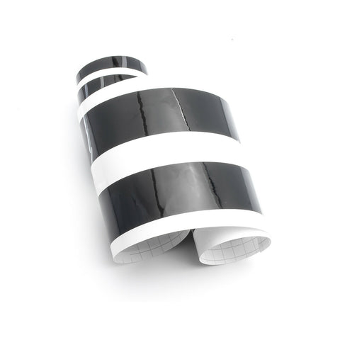 2x Glossy Black / Matte Black / Glossy Red Spear Hood Decal Vinyl Stripe Sticker for Ford F-150 2015-2019