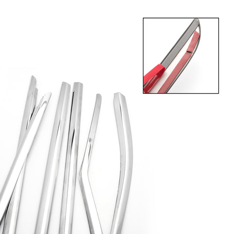 6pcs Stainless Steel Car Window Lower Bottom Frame Cover Molding Trim for Honda Accord 10th 2018 2019