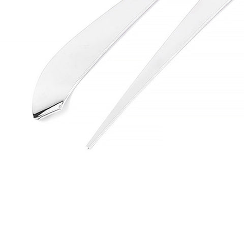 Bumper Protector - Car Front Bumper Guard Protect Cover Anti Scratch Sticker for Honda Accord 2018 - 2pcs Chrome ABS