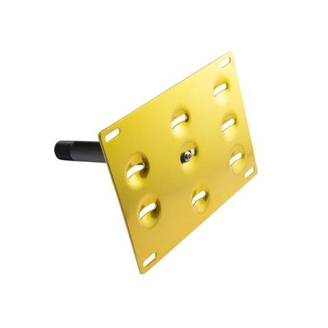 Black / Red Sporty Racing Front Tow Hook License Plate Bumper Mounting Bracket Fit for Cadillac XLR 2006-2009