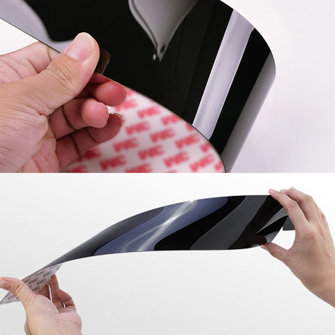 6pcs Glossy Black Car Door Window Pillar Post Cover Trim Molding Kit for Honda Accord 2003-2007