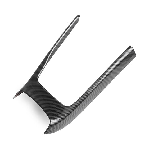 Carbon Fiber Pattern Gear Shift Box Cover Trim For Jeep Grand Cherokee 2014-2020