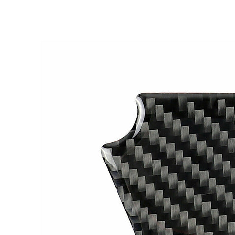 2pcs Genuine Carbon Fiber Car Interior Door Handle Bowl Panel Cover Trim for Ford Mustang 2015-2019