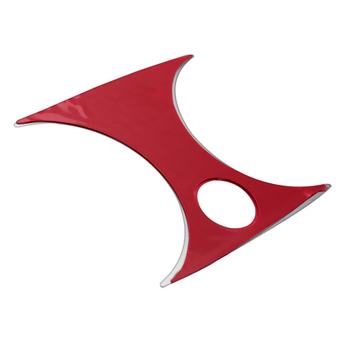 Red/ Silver Aluminum Rear Seat Air Conditioning Air Outlet Decoration Trim for Mercedes Benz C-class GLC X253