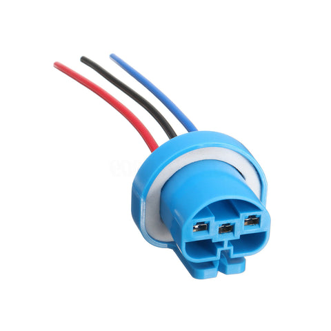 2x 9007 9004 Headlight Fog Driving Light Connector Female Plug Socket Adapter Wiring Harness Pigtail