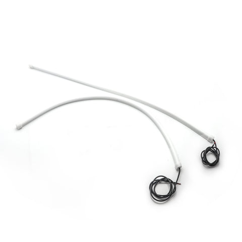 2pcs 11.8" / 18.5" Xenon White LED Headlight Daytime Running Light Strip LED Assembly for Honda Accord Sedan 2013-2015 Retrofit