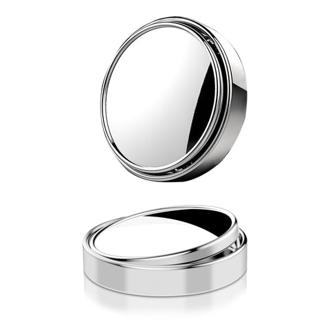 Blind Spot Mirrors, 2" Round Stick-on HD Glass Convex Rear View Mirror Wide Angle Adjustable for Car SUV Trucks