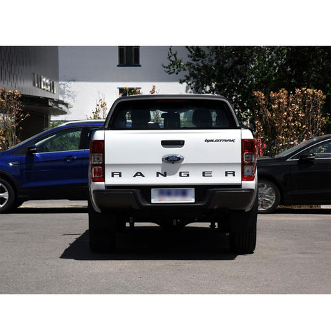 Matte Black / Red / White / Silver Rear Trunk Tailgate Vinyl Decal Insert Letter Sticker for Ford Ranger 2019