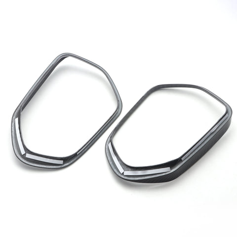 2pcs Rear View Side Mirror Rain Visor Shade Guard for Toyota Camry 2018-2024, ABS Carbon Fiber Rearview Mirror Snow Visor Anti-rain Eyebrow Trim Frame Cover