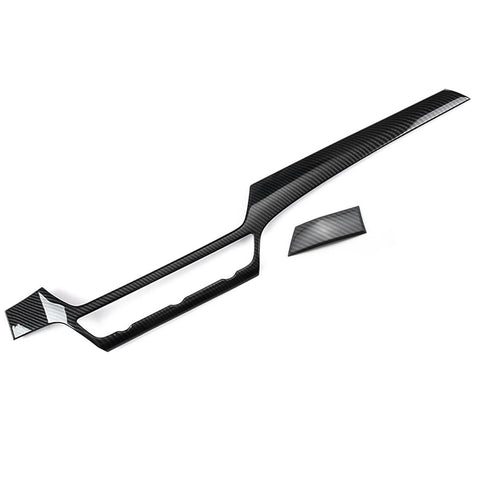 Carbon Fiber Style Dashboard Strip Air Vent Panel Cover For Honda Accord 2018-22