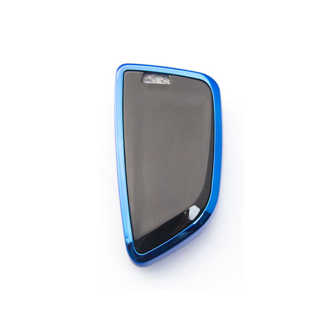 For BMW X1 X5 X6 5 7 Series Smart Key Fob Case Full Covered - Metallic Blue