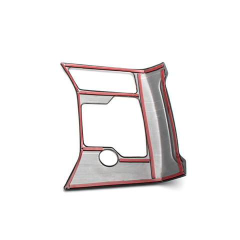 Stainless Steel Car Gear Shift Knob Console Panel Trim Frame Cover for Mazda CX-5 CX5 2017-2021