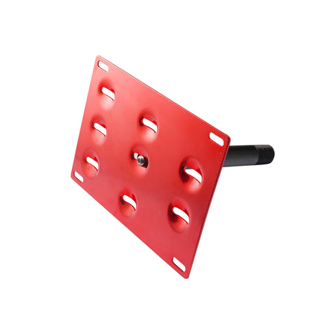 Black / Red Sporty Racing Front Tow Hook License Plate Bumper Mounting Bracket Fit for Cadillac XLR 2006-2009