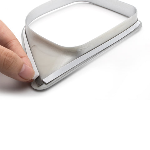 1pcs ABS Chrome Car Interior Cup Holder Panel Frame Cover Trim for Toyota RAV4 2016-2018