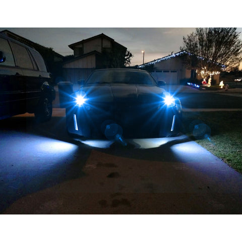 H1 LED Fog Driving Light Bulb with Super Bright COB LED Chips Replace for Daytime Running Light DRL Fog Light Lamp Bulbs, 8000K Ice Blue