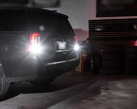 For GMC Yukon, Yukon XL 2015 - 2019 LED License Plate, Strobe Reverse Light Kit