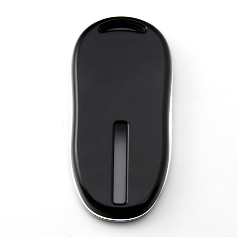 for Tesla Model S Model 3 Key Fob Cover, Keyless Remote Flip Key Shell Case, Black Hard ABS Remote Key Protection