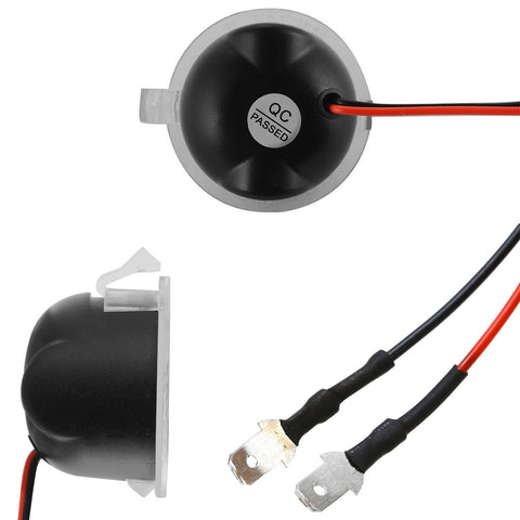 2pcs Xenon White / Ice Blue Error Free High Power LED Side Mirror Puddle Lights for Ford F-150 Raptor Explorer Expedition