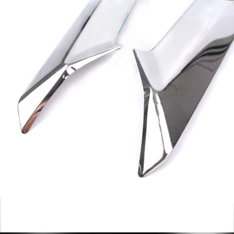 2 x Front Headlight Eyelid Cover Stainless Chrome Trim for Toyota Camry 2018-2024