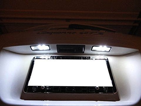Super White Error Free LED License Plate Lights For Audi B8 A4 A5 S4 S5 Q5 TT