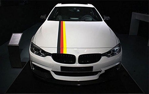 59" Stripe Car Sticker For Audi BMW Mercedes MINI Porsche Exterior Cosmetic, Hood, Roof, Bumpers