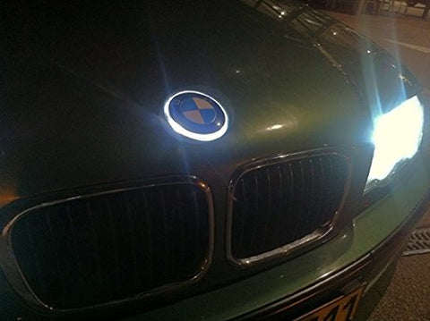 82mm Truck Hood Emblem LED Background Light lighting Kit For BMW 3 5 7 Series X3 X5 X6