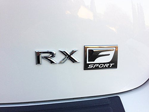 3D Metal F Sport Auto Emblem Body Trunk Lid sticker decal badge for Lexus GS200t IS200t CT200h ES300h ES350 GS F LS600h