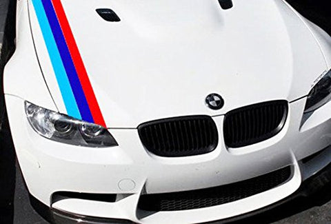 59" Stripe Car Sticker For Audi BMW Mercedes MINI Porsche Exterior Cosmetic, Hood, Roof, Bumpers