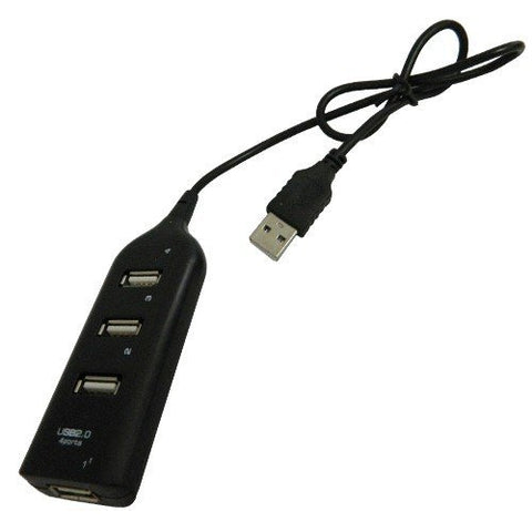 New Universal 4-PORT USB2.0 High Speed HUB Expansion Splitter Adapter for Laptop Extra USB Ports Mac Microsoft Windows