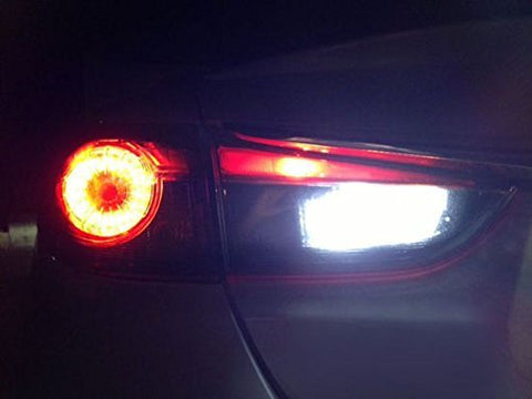 (2) Error Free White High Power T15 LED Bulbs For Back up Reverse Lights 912 921 T10