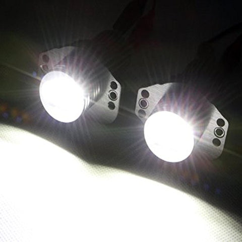 20W 7000K White BMW CREE LED Angel Eyes Ring Marker Light Bulbs E90 E91 3 Series