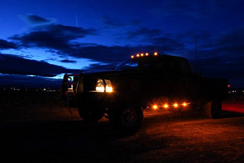 2x Universal 12V 24V Lamp 12-LED Truck UTE SUV Lorry Side Marker Light