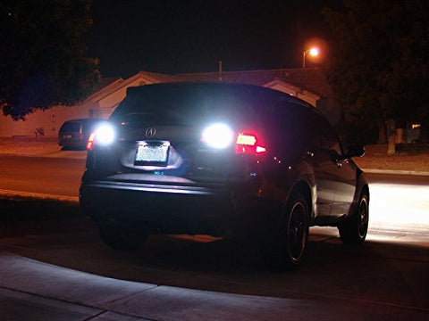 (2) 80W CREE LED Bright White 7443 7440 LED Turn Signal Brake Tail Back Up Reverse Lights DRL Bulbs